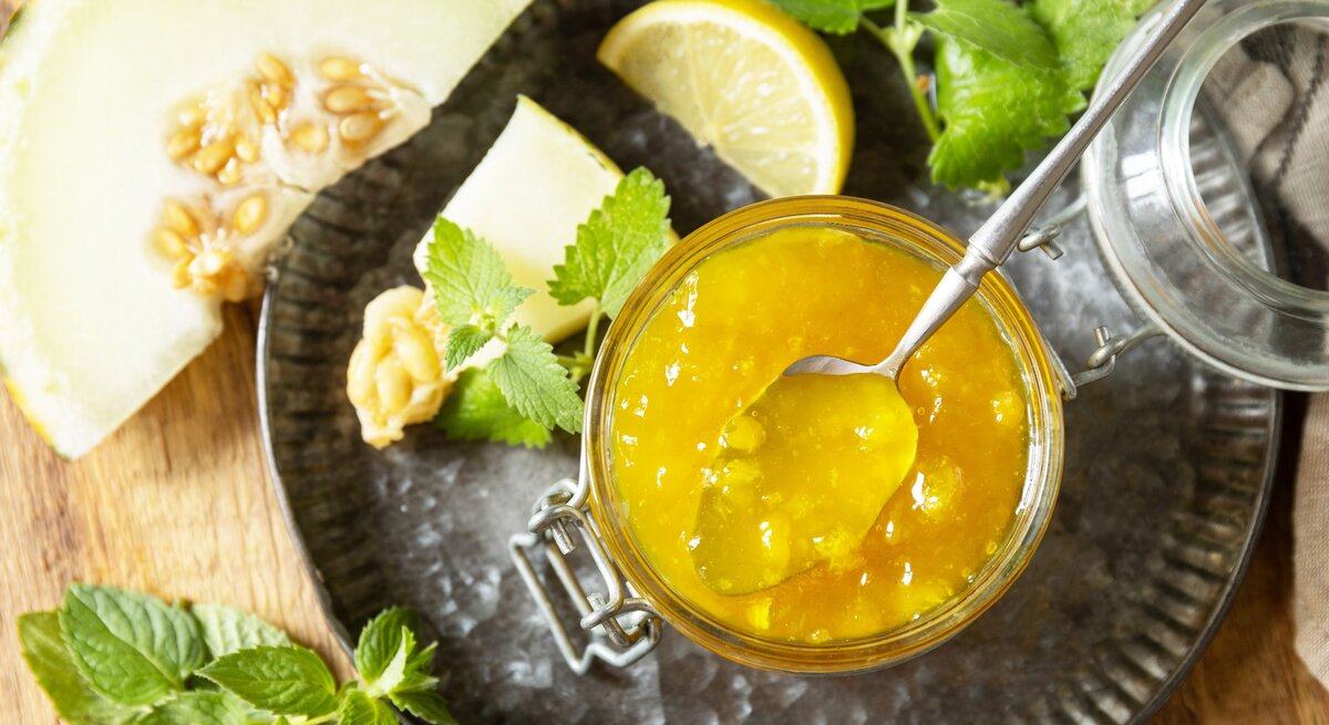 Melonen-Marmelade, marmeladen-Rezept, Marmelade selbst machen, Melonenaufstrich, Konfitüre,