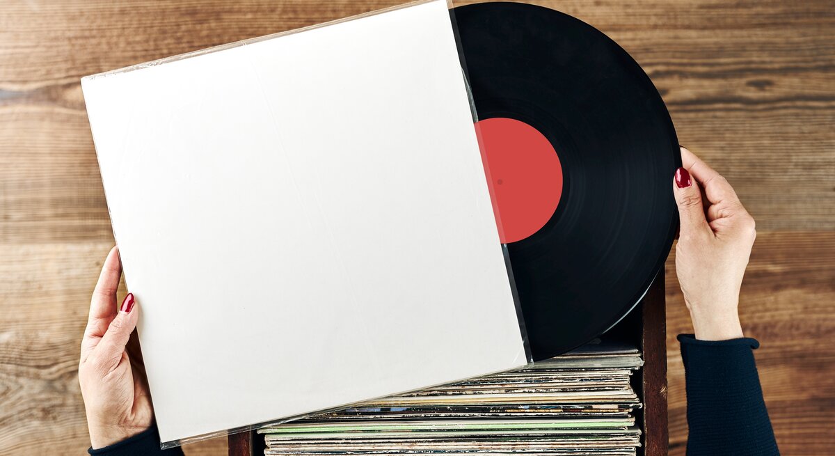 Schallplatten, mit Schallplatten basteln