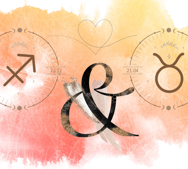 Die astrologischen Symbole der Sternzeichen Schütze und Stier. | © Shutterstock, GettyImages