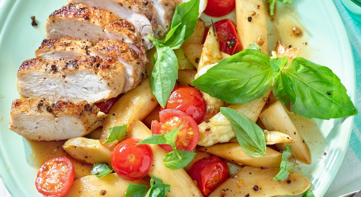 Italienische Spargel-Pfanne