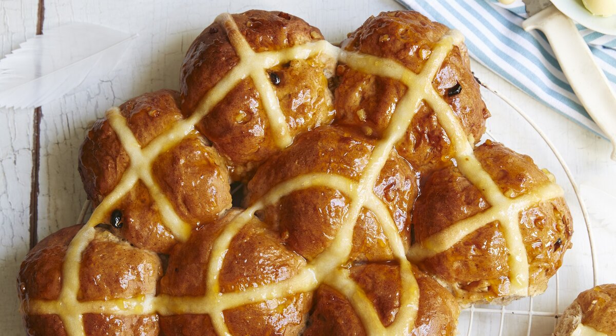 Hot Cross Buns zu Ostern