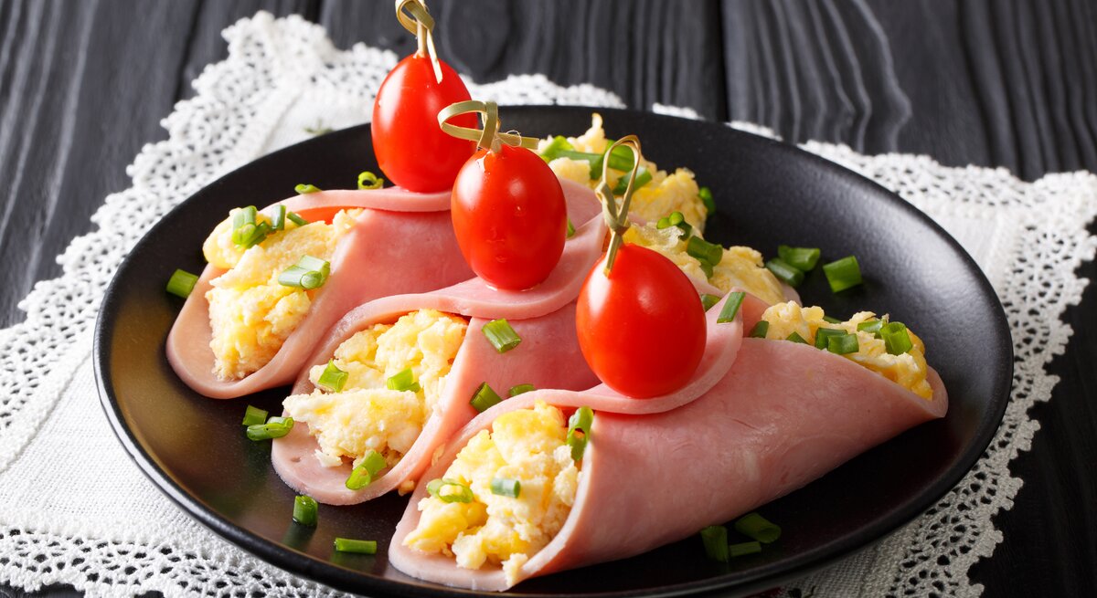 Schinkenröllchen