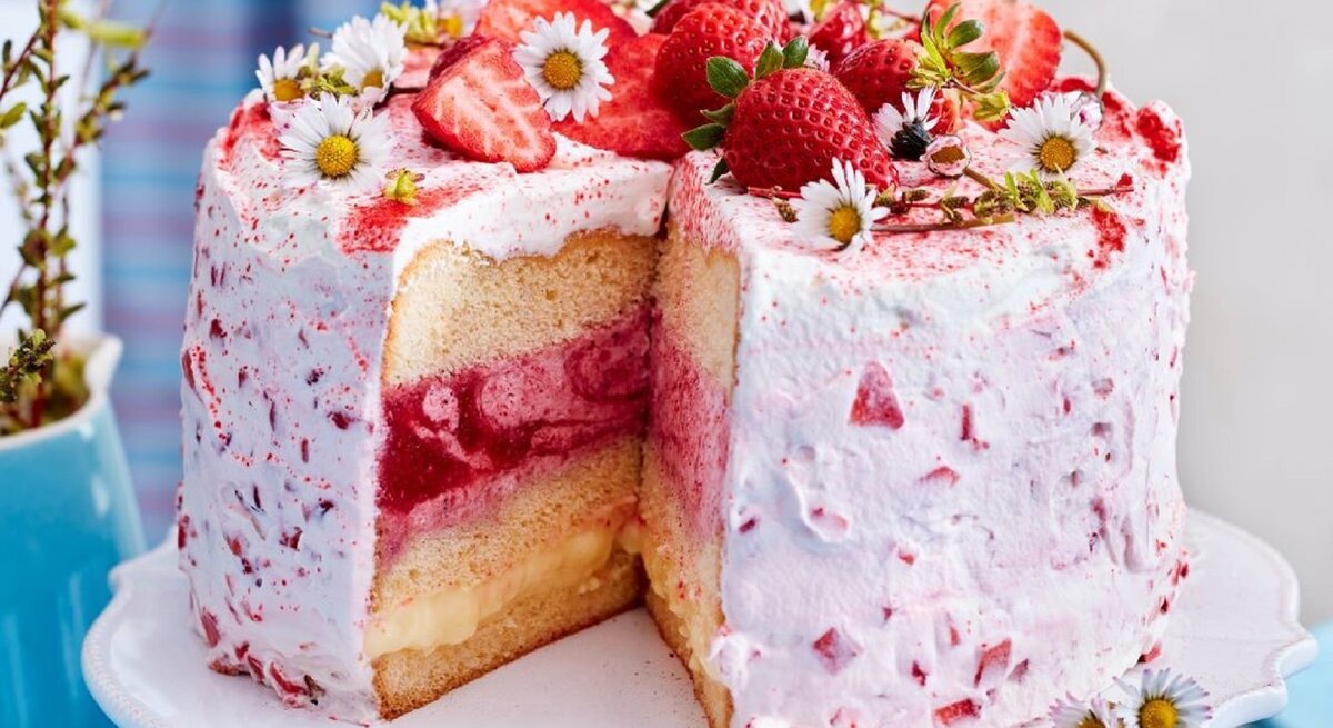 Schwedische Erdbeertorte