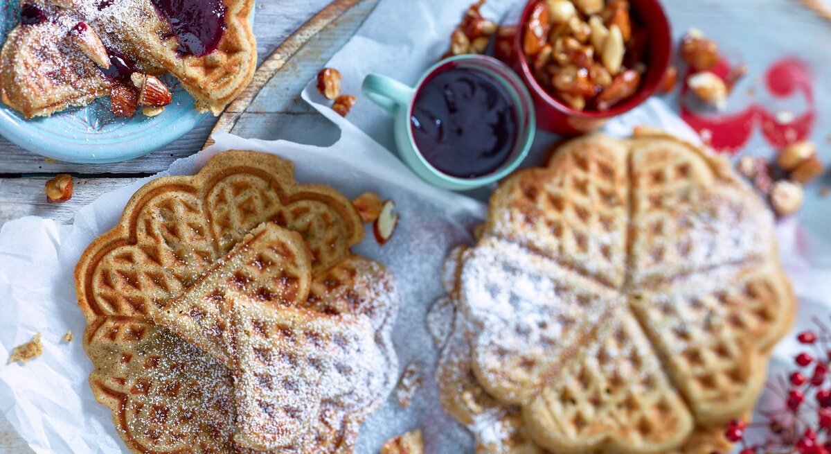 Herz-Waffeln