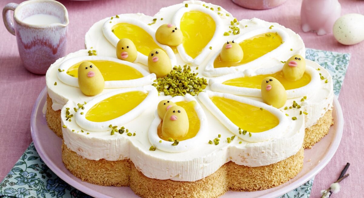 Sieht nicht nur hübsch aus, sondern passt auch dank Zitronenfrische perfekt in den Frühling!