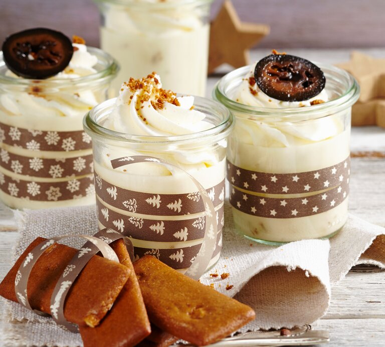 Aachener Printen-Creme: Festliches Gourmet-Dessert für Weihnachten! | © StockFood / Teubner Foodfoto