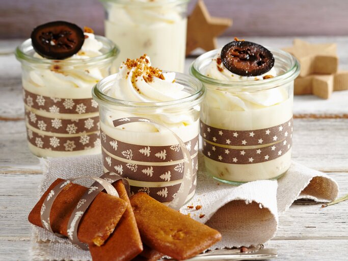 Aachener Printen-Creme: Festliches Gourmet-Dessert für Weihnachten! | © StockFood / Teubner Foodfoto