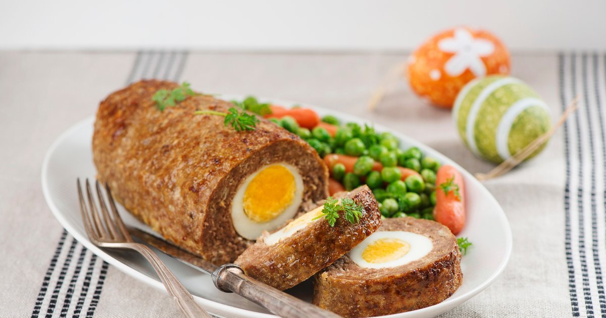 Hackbraten mit Ei: Festliches Rezept nicht nur für Ostern!