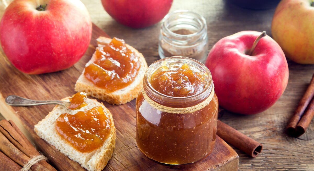 Apfelmarmelade mit Zimt