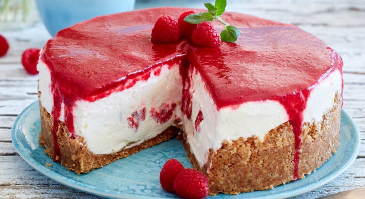 Himbeer-Schmand-Torte