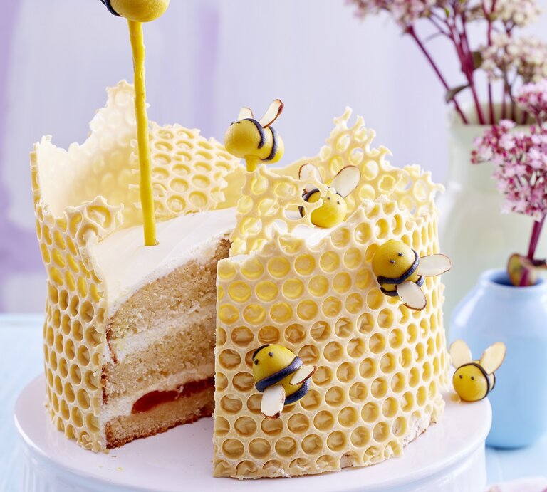 Bienenwaben-Torte | © Isabell Triemer