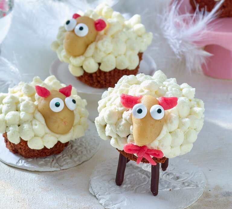 Muffins im Osterlämmchen-Look | © Matthias Liebich