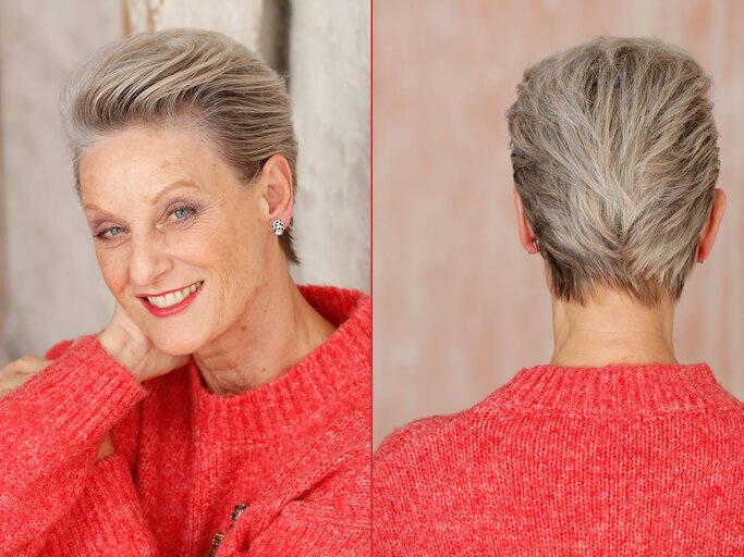 Kurze Haare elegant nach hinten gekämmt. | © Michael Goldenbaum [M]