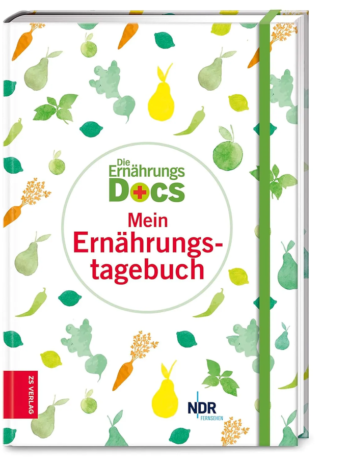 Cover des Buches Die Ernährungs-Docs – Mein Ernährungstagebuch: mit vielen Infos, Tipps und Tricks | © ZS Verlag