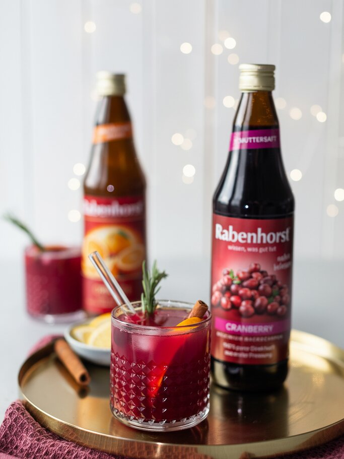Zu sehen ist der GBdF Mocktail von Rabenhorst | © Rabenhorst