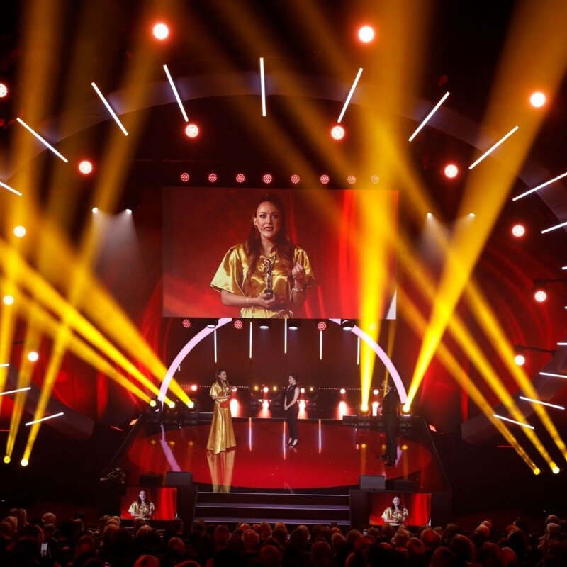 Sängerin Jasmin Wagner singt auf der Gala. | © BILD der FRAU
