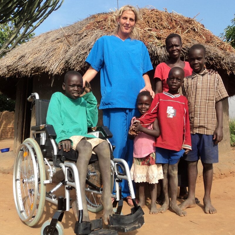 Heike Rath in Uganda | © Scheffen