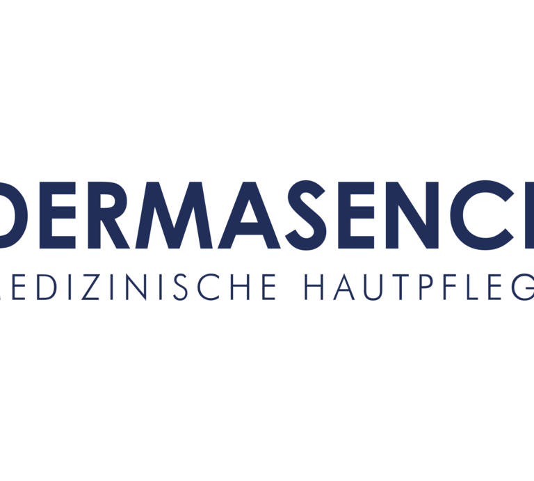 Logo mit dem Schriftzug "DERMASENCE Medizinische Hautpflege". | © DERMASENCE