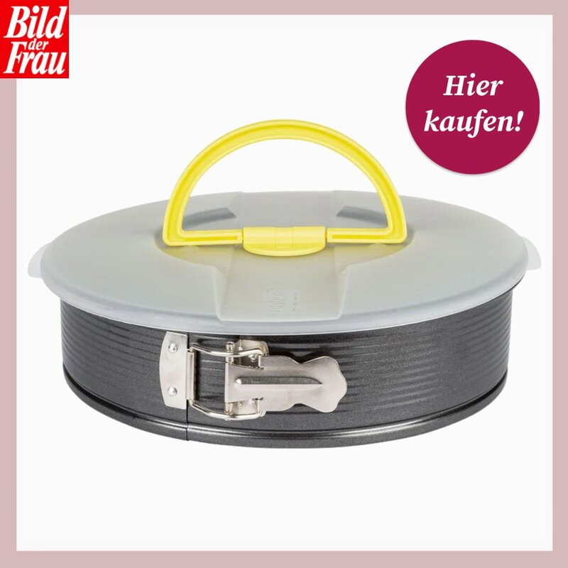 Zu sehen ist die Shoppingvorlage von BdF, in welcher eine Transporthaube für eine Springform vorgestellt wird. | © Lidl