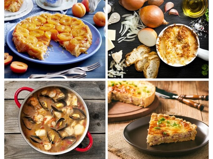 Collage franzoesische Küche | © [M] EAT CLUB/iStock