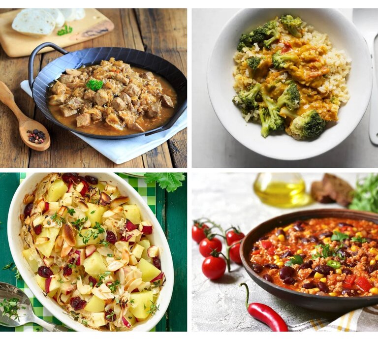 Collage Rezepte 400 Kalorien | © [M] iStock/Shutterstock/ Matthias Liebich