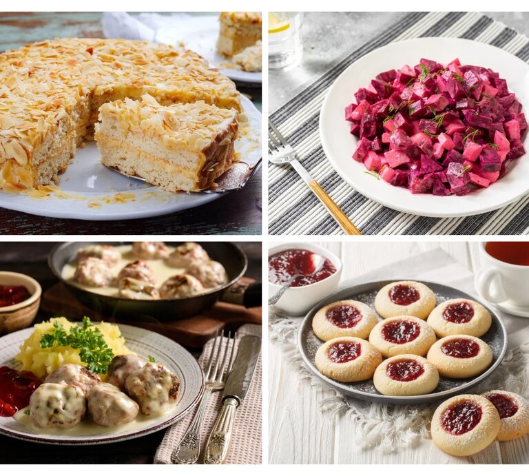 Collage schwedische Küche | © [M] iStock/AdobeStock/Getty Images/Shutterstock