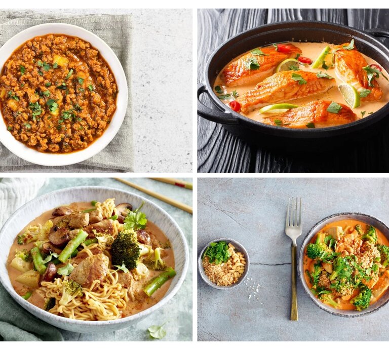 Collage Curry | © [M] Stockfood/Shutterstock/EAT CLUB