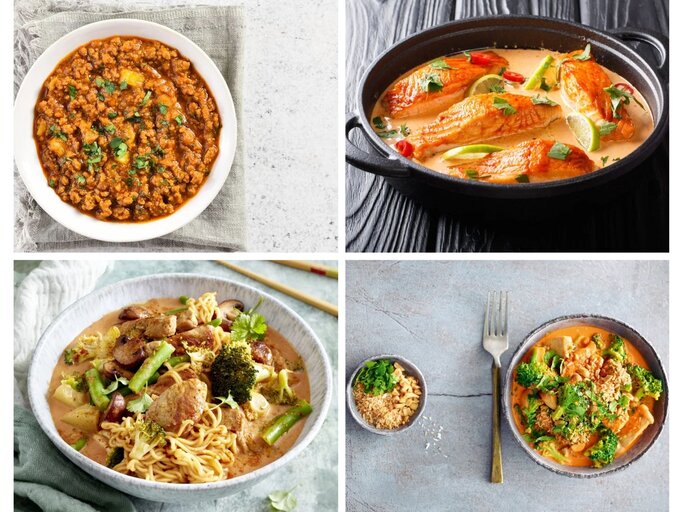 Collage Curry | © [M] Stockfood/Shutterstock/EAT CLUB