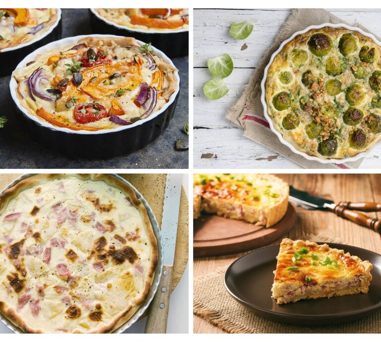 Collage Quiche | © [M] iStock/imago/Stockfood