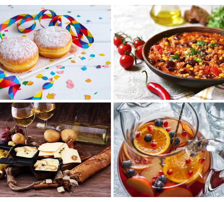 Collage Silvester-Rezepte | © [M] iStock