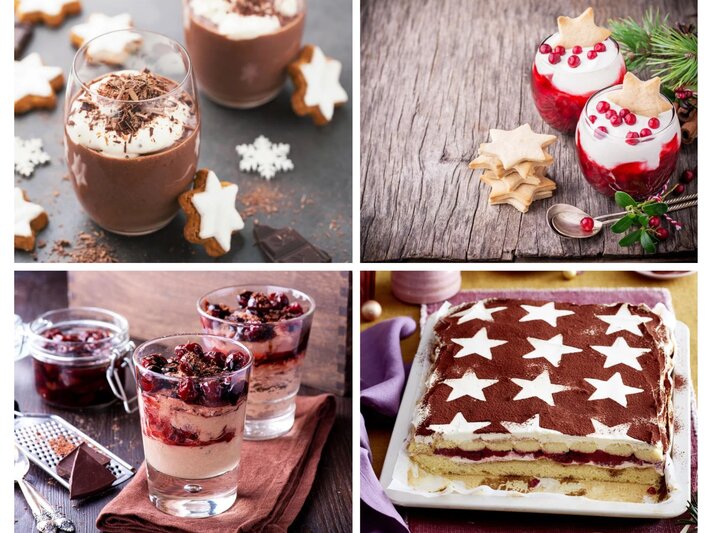 Collage Desserts Weihnachten | © [M] iStock/Getty Images/EAT CLUB