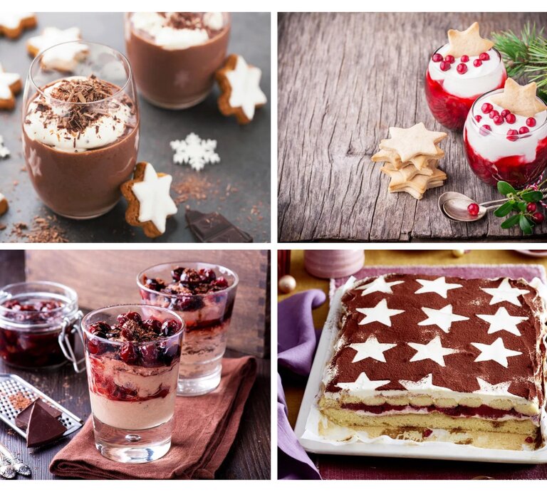 Collage Desserts Weihnachten | © [M] iStock/Getty Images/EAT CLUB