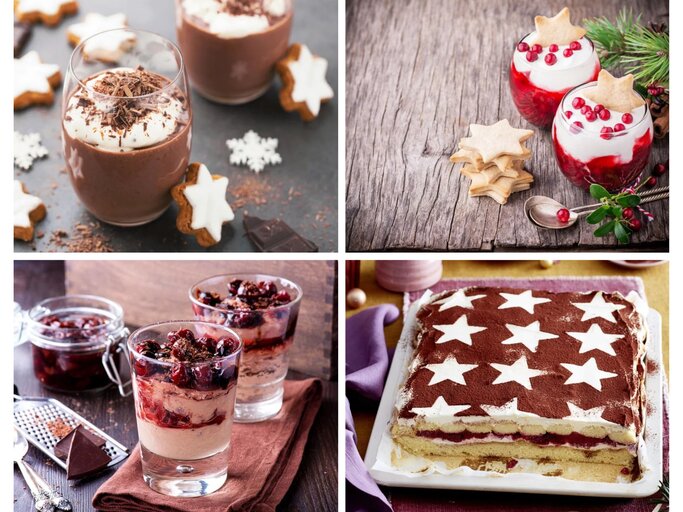 Collage Desserts Weihnachten | © [M] iStock/Getty Images/EAT CLUB