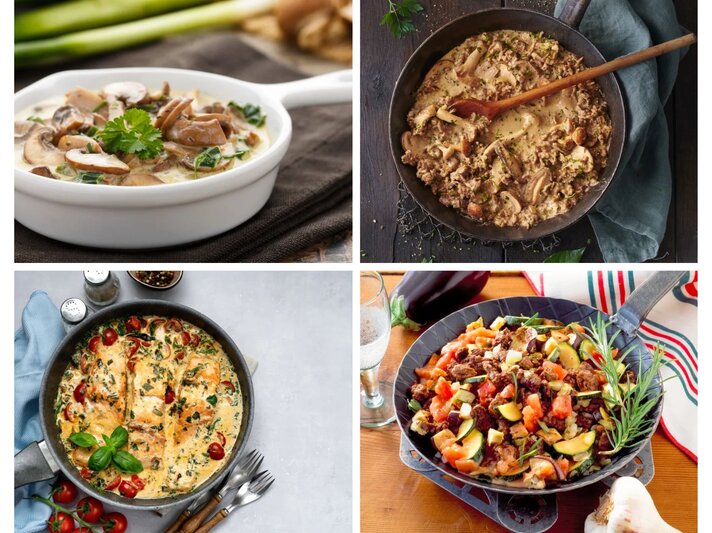 Collage Pfannenpizza | © [M] iStock/GettyImages/Shutterstock