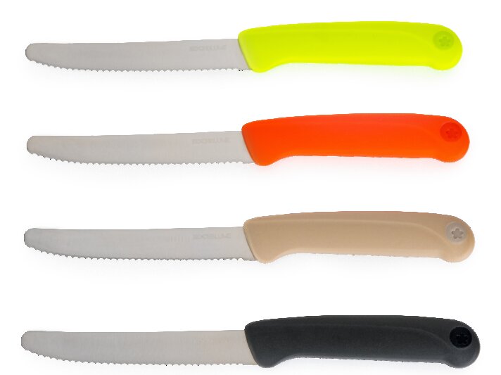 Es sind 4 Messer im Set der Firma Kochblume zu sehen. | © QVC