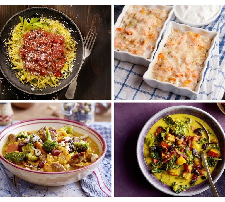 Low Carb Kürbis Collage | © [M] EAT CLUB/ iStock/ AdobeStock