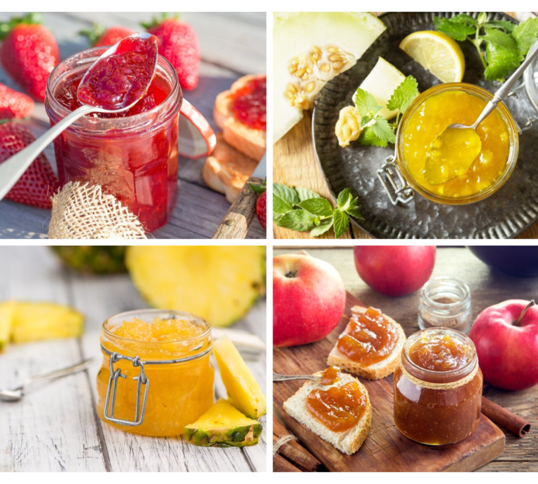 Collage mehrere Marmeladen. | © [M] Getty Images/iStock/Shutterstock