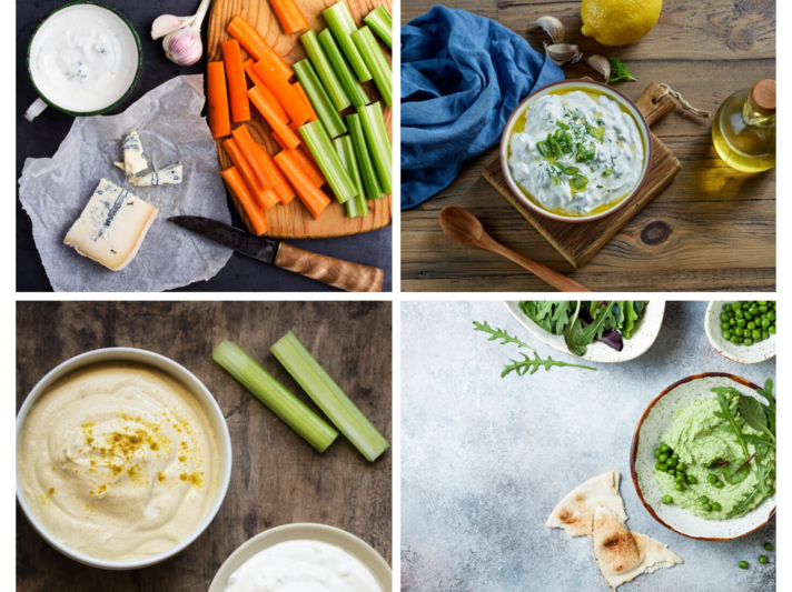 Collage mit der Aufnahme mehrerer Dips | © [M] Shutterstock/GettyImages