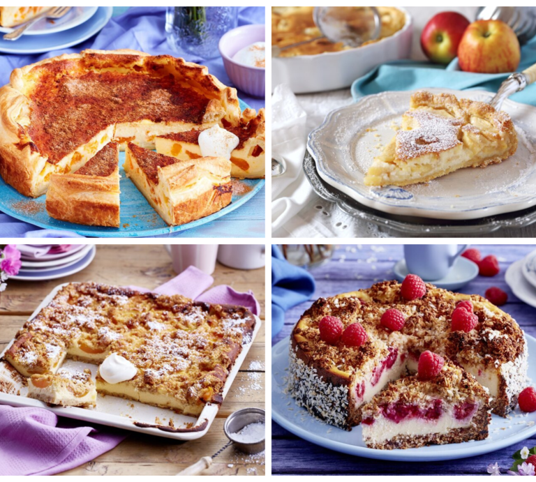mehrere Schmandkuchen in einer Kollage | © [M] EAT CLUB/ iStock