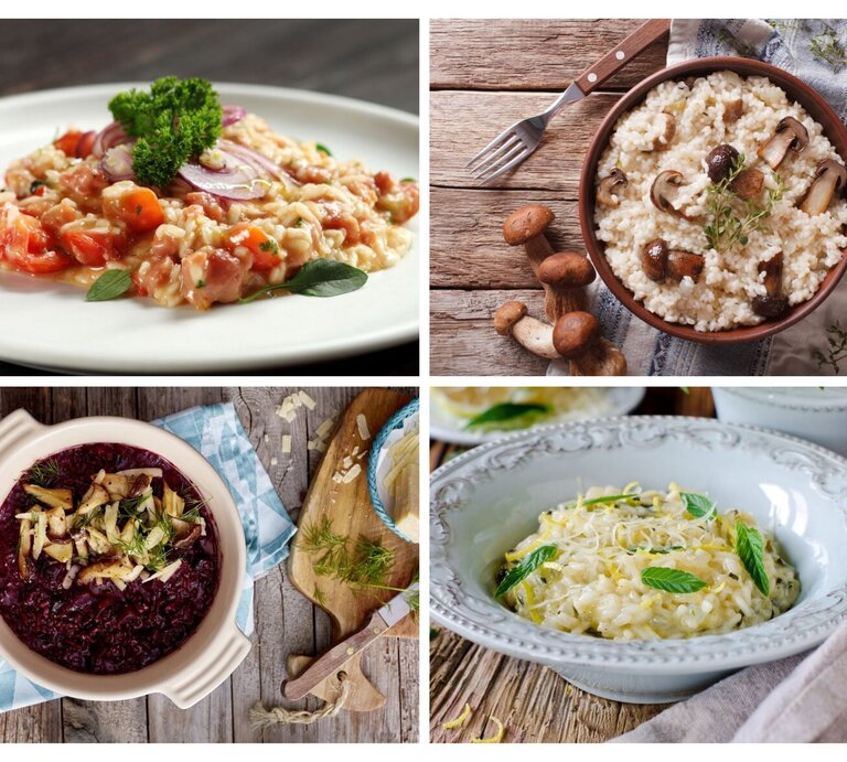 Collage Risotto | © [M] Getty Images/Shutterstock/Stockfood/iStock