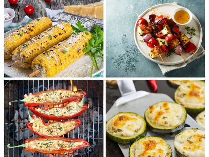 Collage vegetarisch grillen | © [M] Stockfood/Shutterstick/AdobeStock