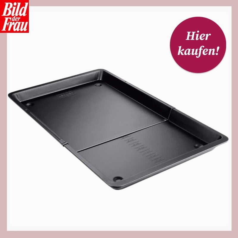 Zu sehen ist die Shoppingvorlage von BILD der FRAU, in welcher ein Backblech von Lidl präsentiert wird | © Lidl