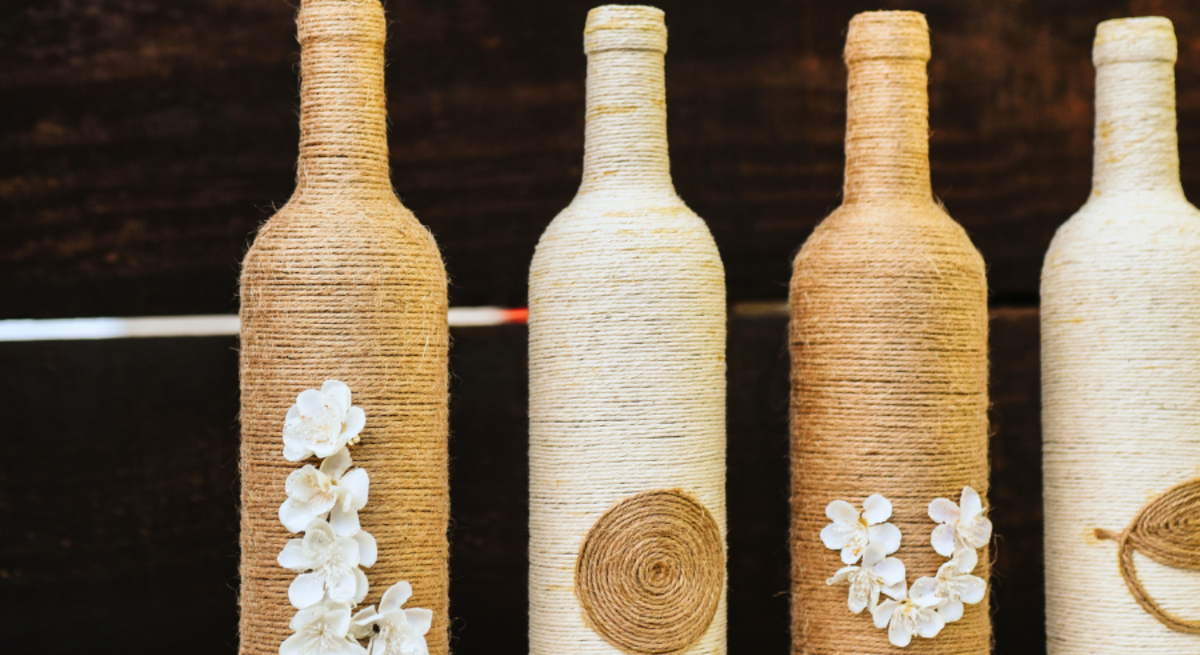 Basteln mit Glasflaschen: Die schönsten DIYs für deine Upcycling-Herbstdeko