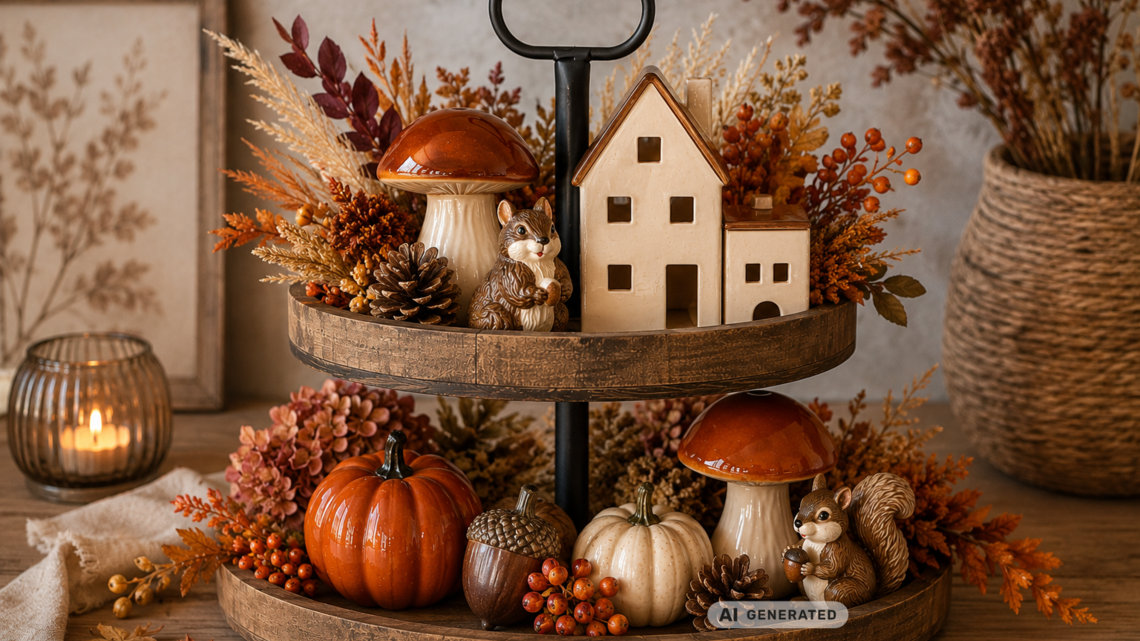 Etagere herbstlich dekorieren: 6 wunderschöne Ideen