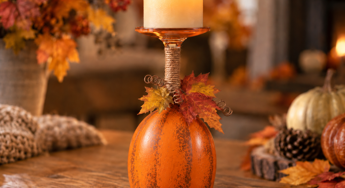 Basteln mit Weingläsern: Die schönsten DIY-Ideen für deine Herbstdeko