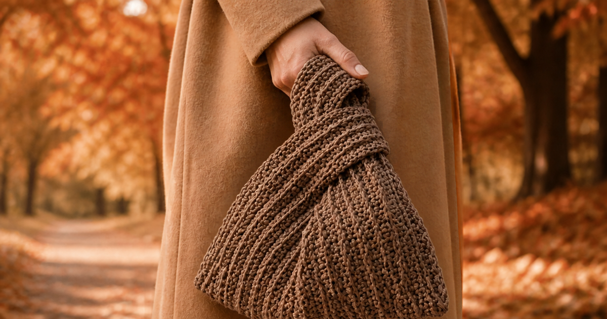 Japanese Knot Bag häkeln: Täschchen mit Pfiff, so einfach gemacht