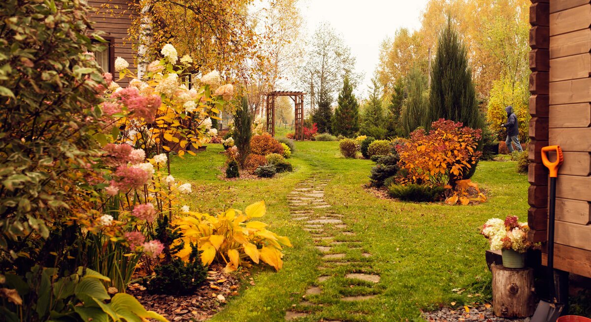 Herbstlicher Garten