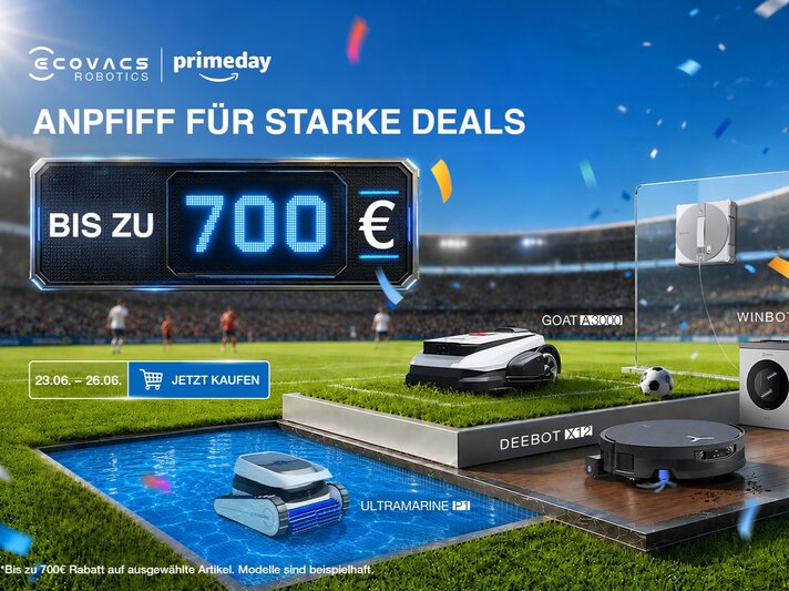 Prime Day Deals bei ECOVACS | © Ecovacs