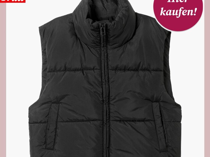 Zu sehen ist die Shoppingvorlage von BdF, in welcher eine Pufferweste von Monki präsentiert wird | © Monki