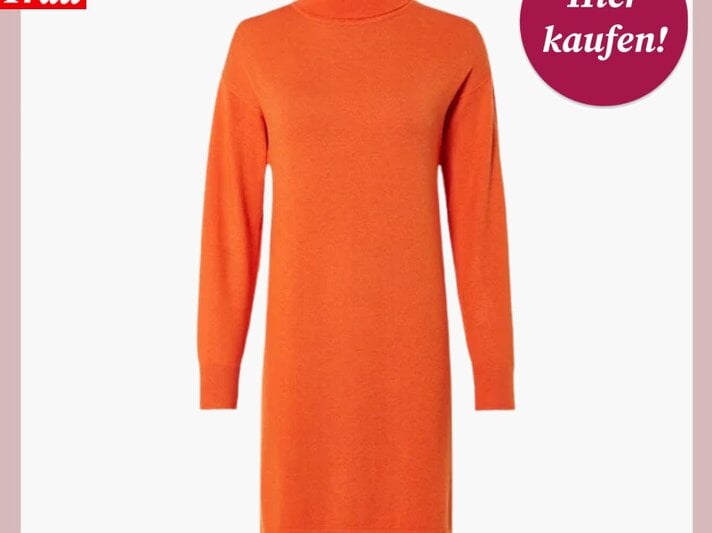 Zu sehen ist die Shoppingvorlage von BdF, in welcher ein Strickkleid von Lidl präsentiert wird | © Lidl